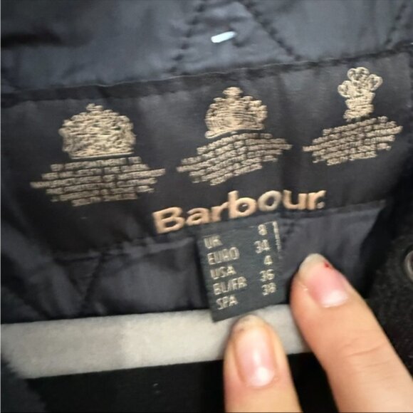 Barbour Jacket Polarquilt Full Zip in Black - Picture 8 of 8